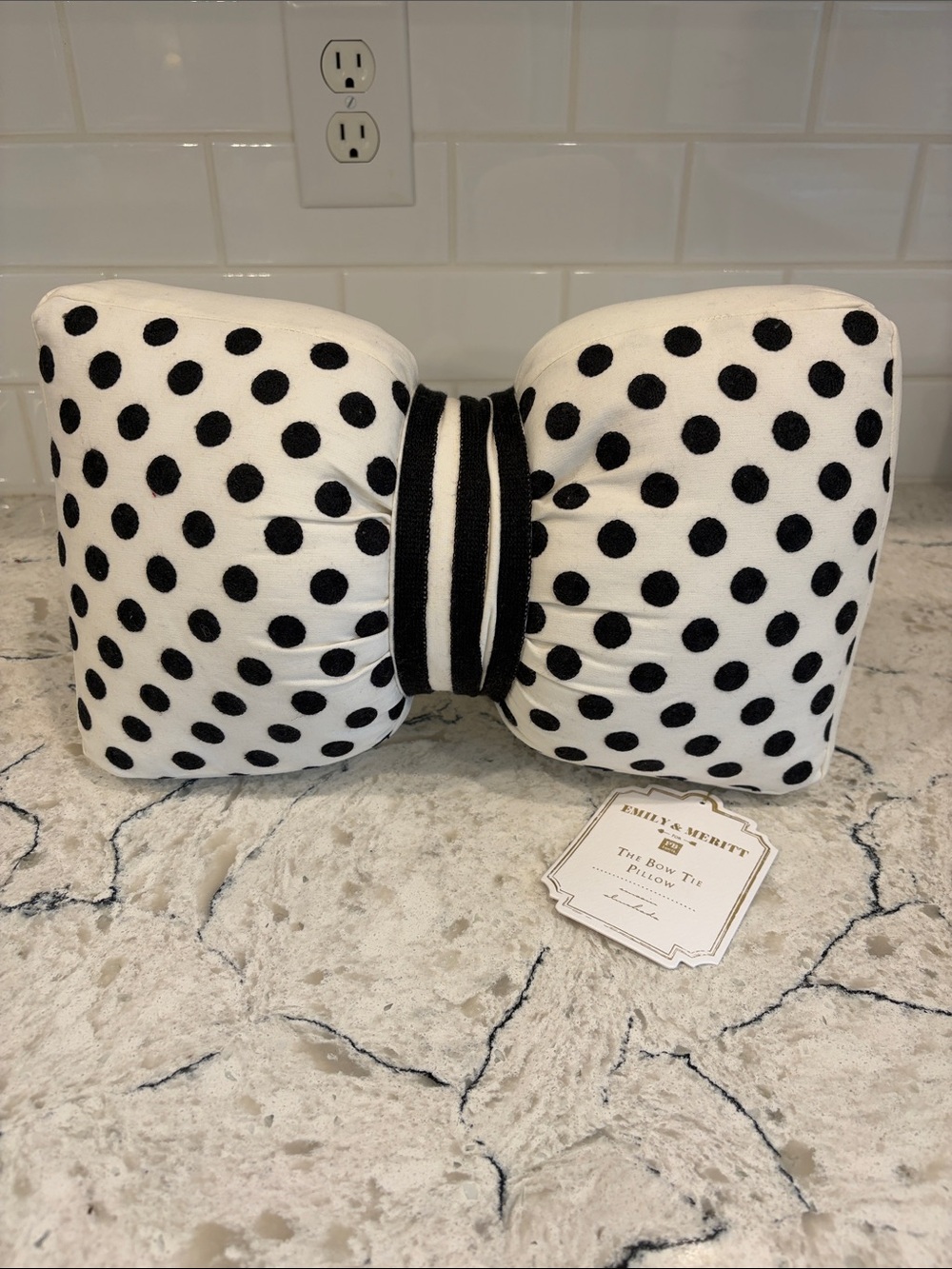 Pottery Barn Bow Tie Pillow